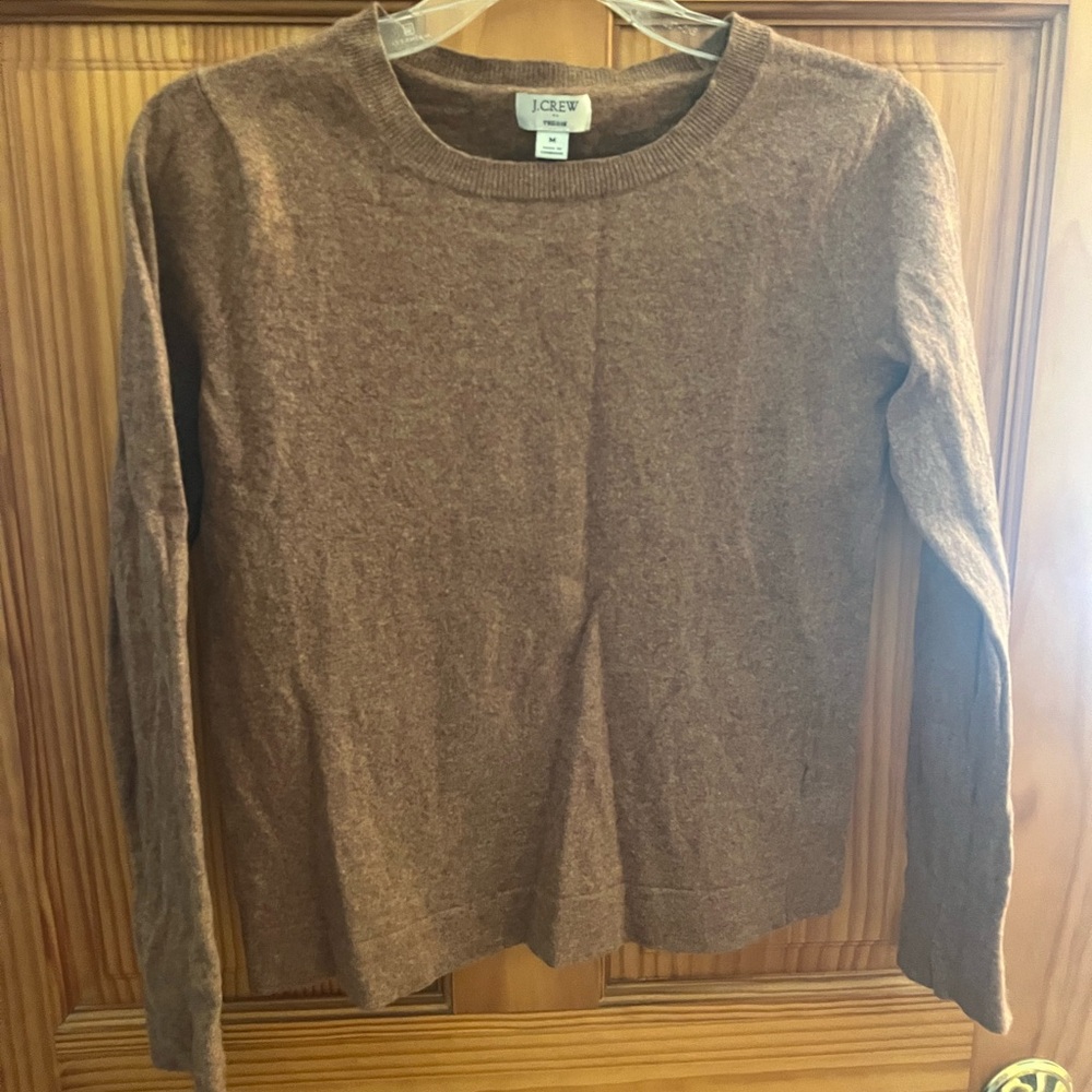 J. Crew Women's Tan Crew Neck Sweater